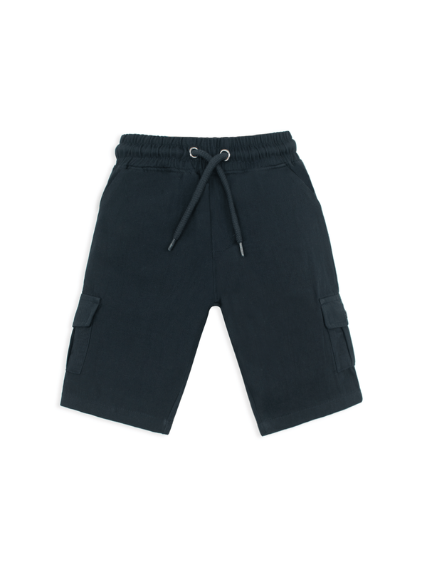 stone harbor BOY'S NAVY CARGO SHORT