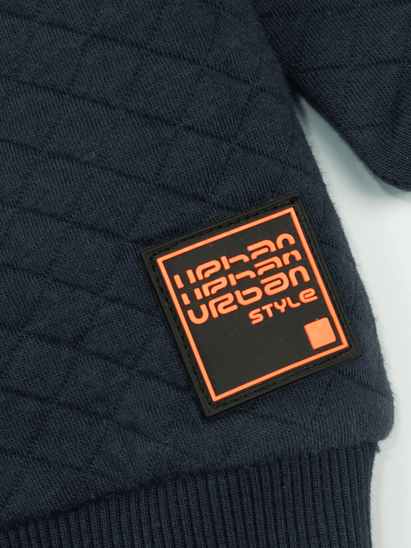 Stone Harbor BOY'S NAVY QUILT SWEATSHIRT