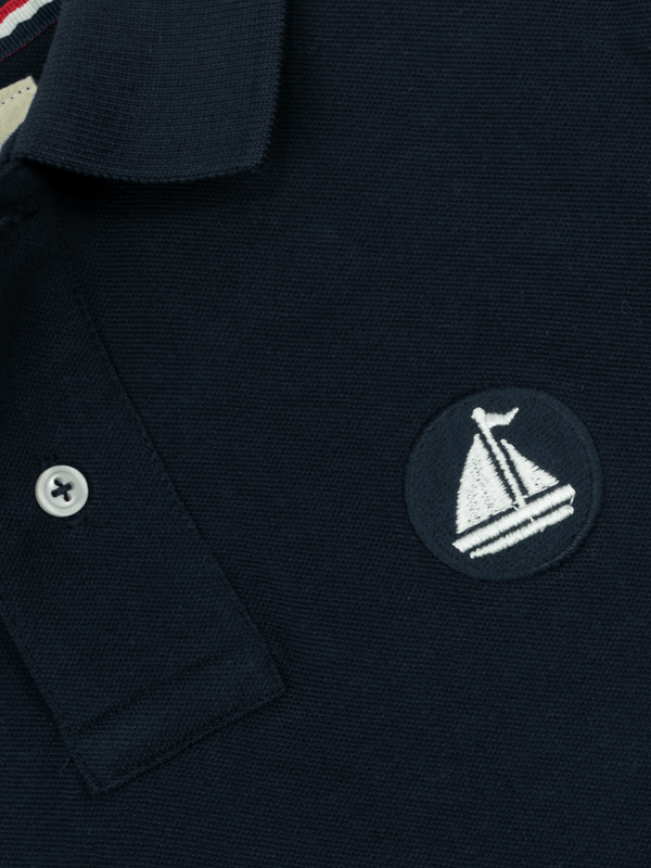 Stone Harbor BOY'S NAVY SIGNATURE POLO