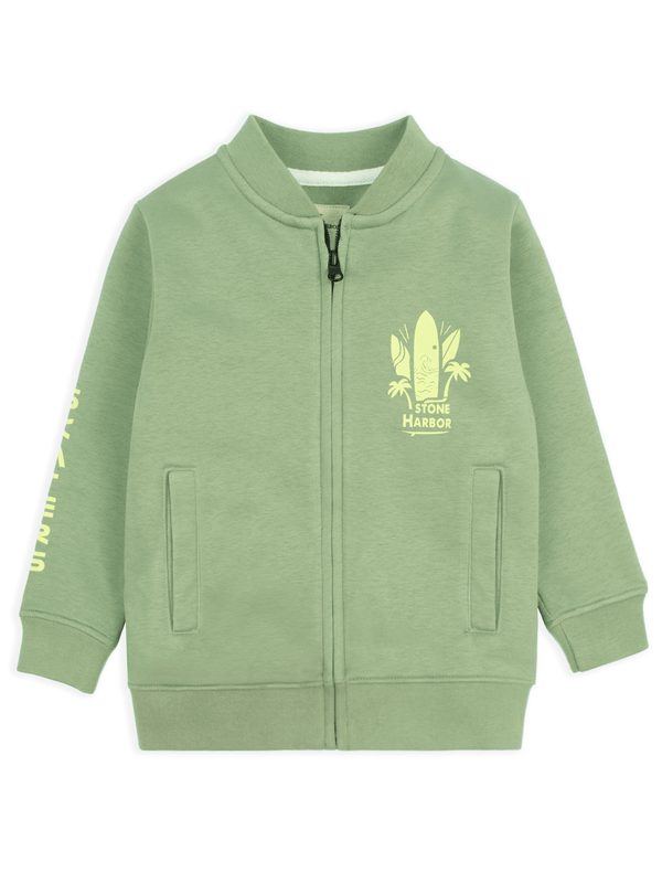 Stone Harbor BOY'S OLIVE FLEECE TRACKSUIT