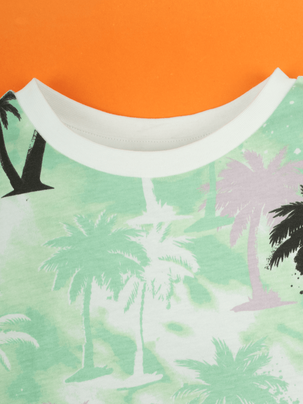 Stone Harbor BOY'S PALM GROVES AOP T-SHIRT