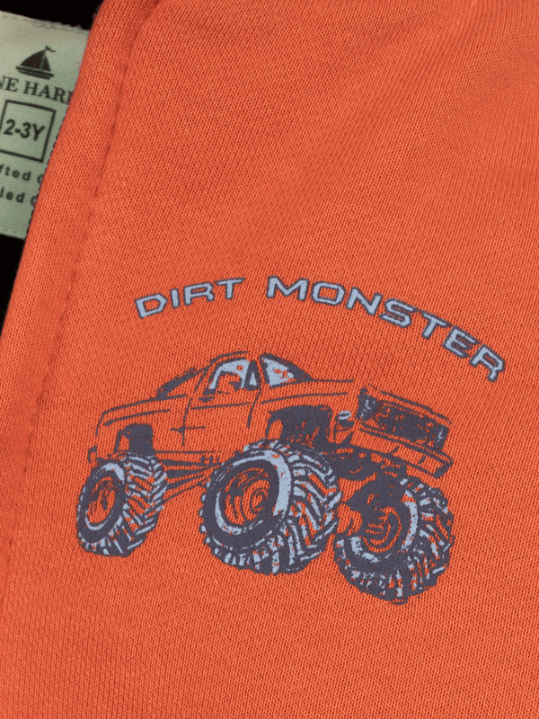 Stone Harbor BOY'S PREMIUM ORANGE FUR HOODIE