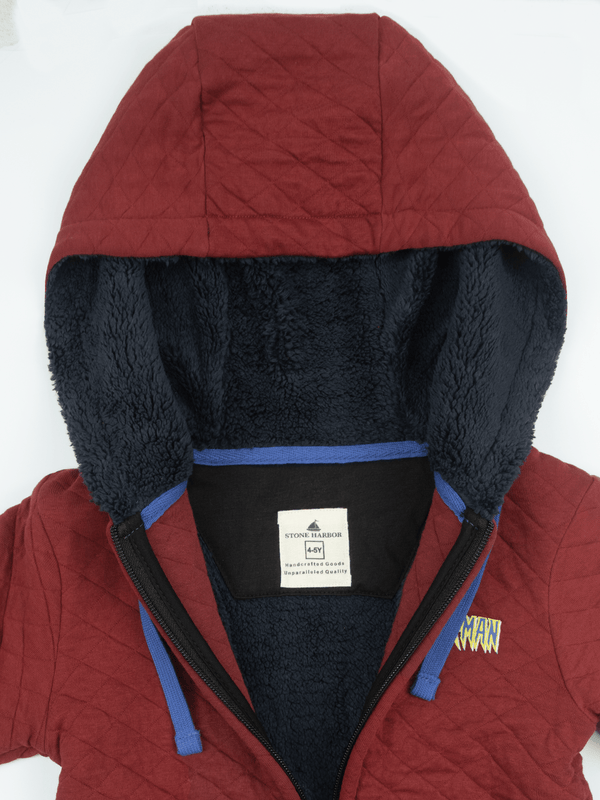 Stone Harbor BOY'S PREMIUM RED FUR HOODIE