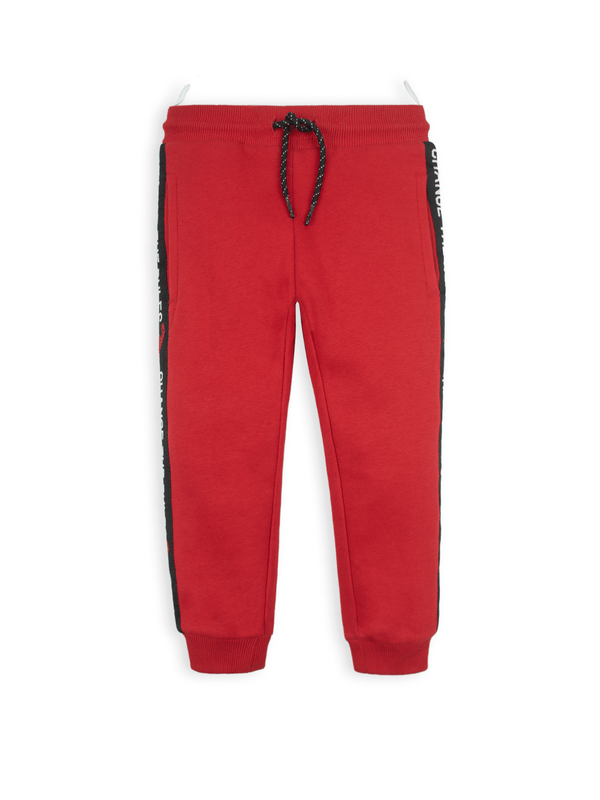 stone harbor BOY'S RARE RED FLEECE JOGGER