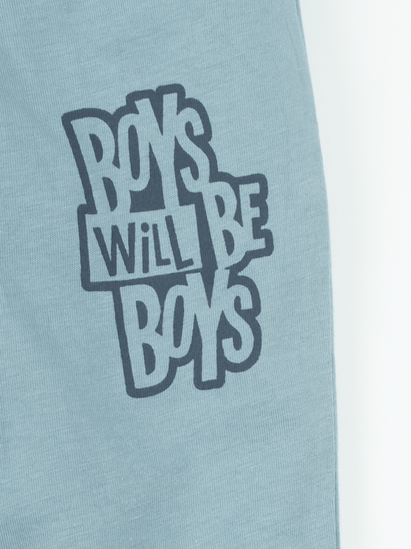 Stone Harbor BOY'S SLATE BLUE GRAPHIC JOGGER