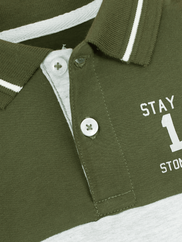 Stone Harbor BOY'S STAY WILD POLO SHIRT
