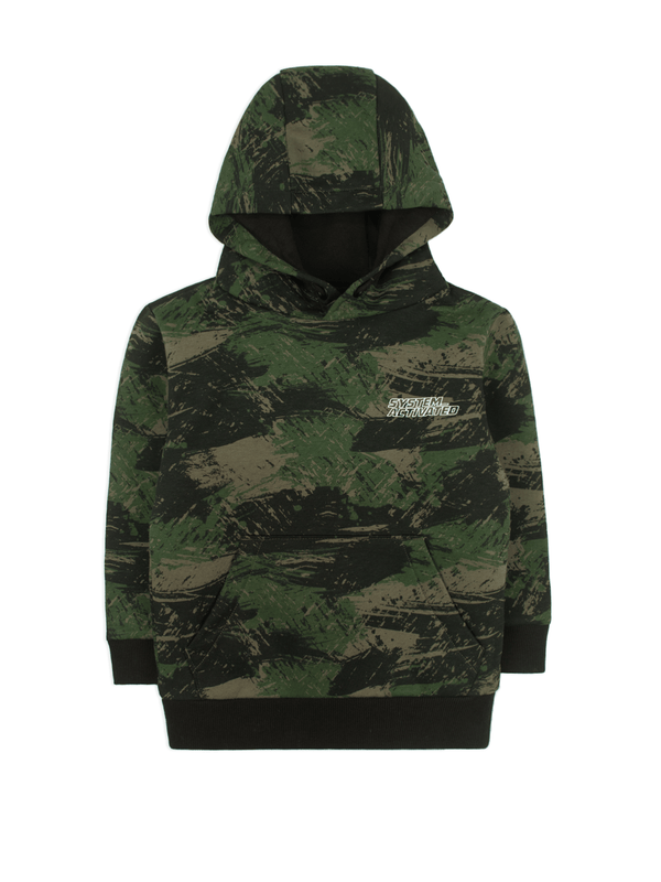 stone harbor BOY'S SYSTEM ACTIVATED FLEECE HOODIE