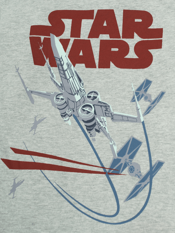 Stone Harbor BOY'S TEXTURED GREY GRAPHIC T-SHIRT