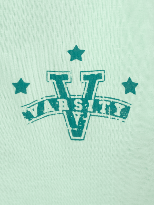 Stone Harbor GIRL'S AQUA GRAPHIC JOGGER