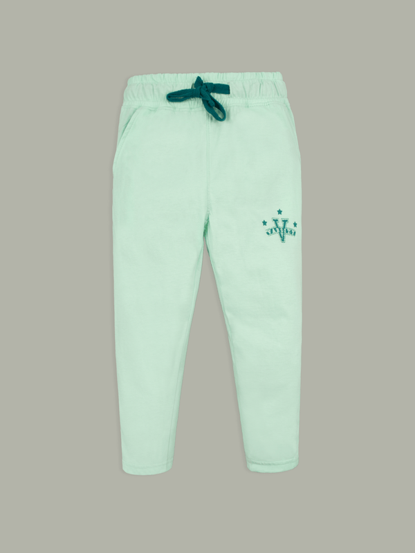 stone harbor GIRL'S AQUA GRAPHIC JOGGER