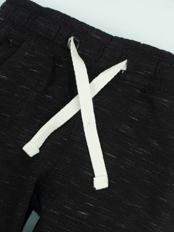 Stone Harbor GIRL'S BLACK MELANGE JOGGER