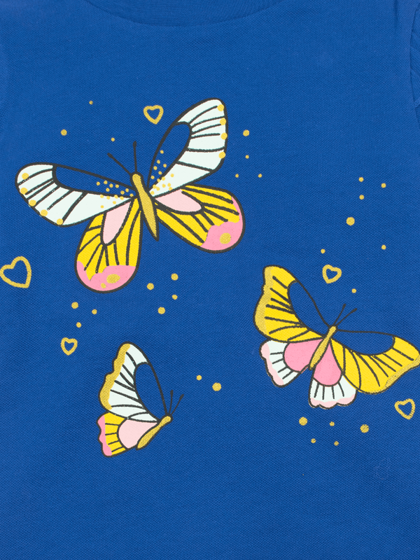 Stone Harbor GIRL'S COBALT BLUE T-SHIRT