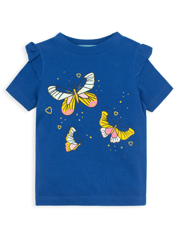 stone harbor GIRL'S COBALT BLUE T-SHIRT