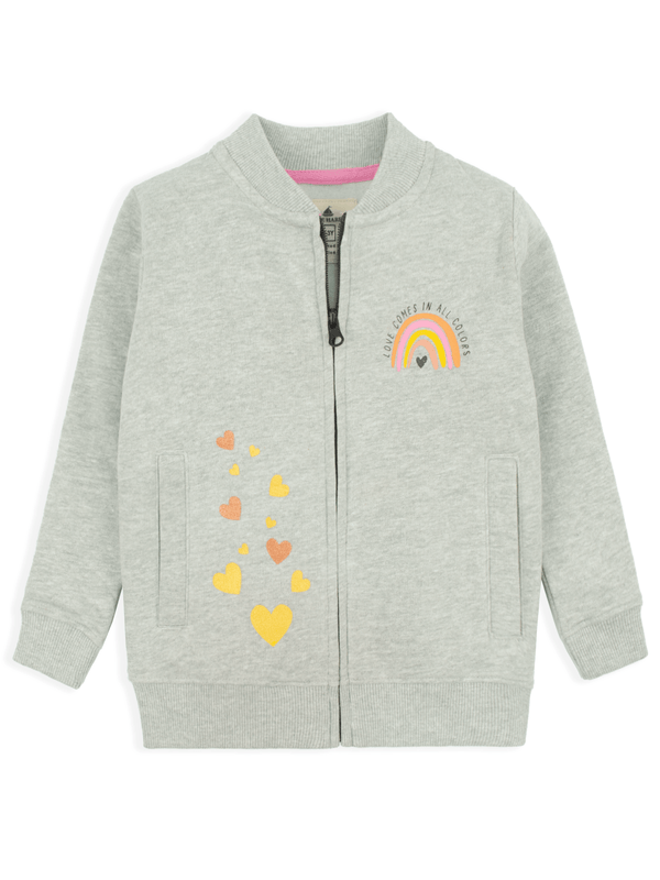 stone harbor GIRL'S FLEECE COLORS JACKET