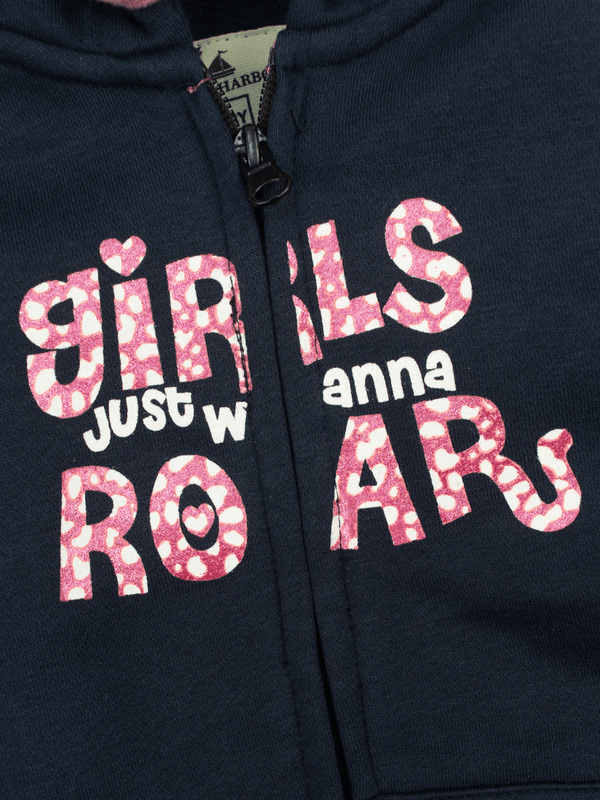 Stone Harbor GIRL'S FLEECE ROAR HOODY
