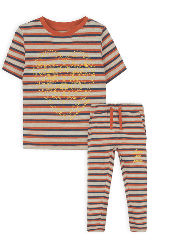 stone harbor GIRL'S GLITTERING GRAPHIC SUIT