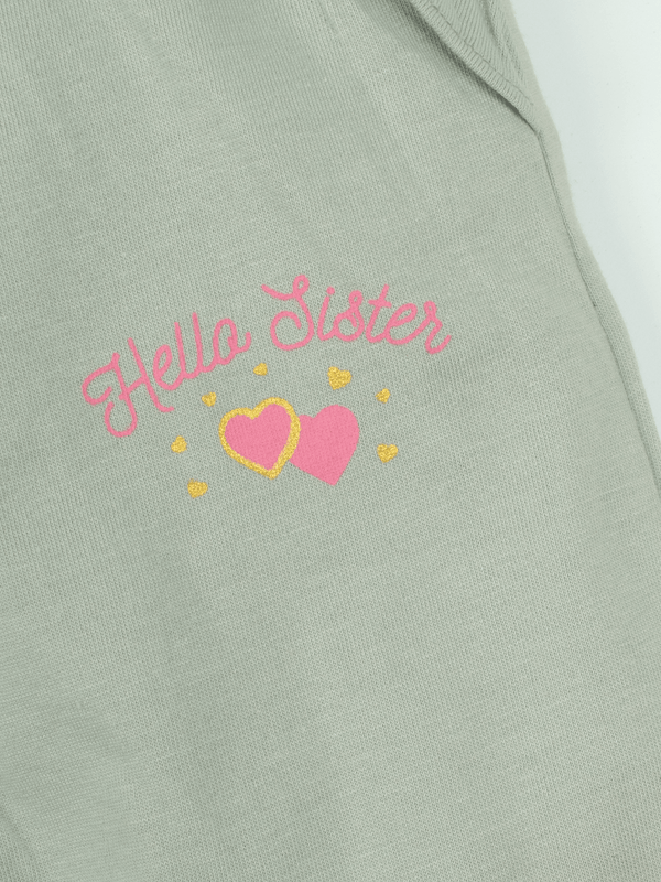 Stone Harbor GIRL'S GREY RUFFLED JOGGER