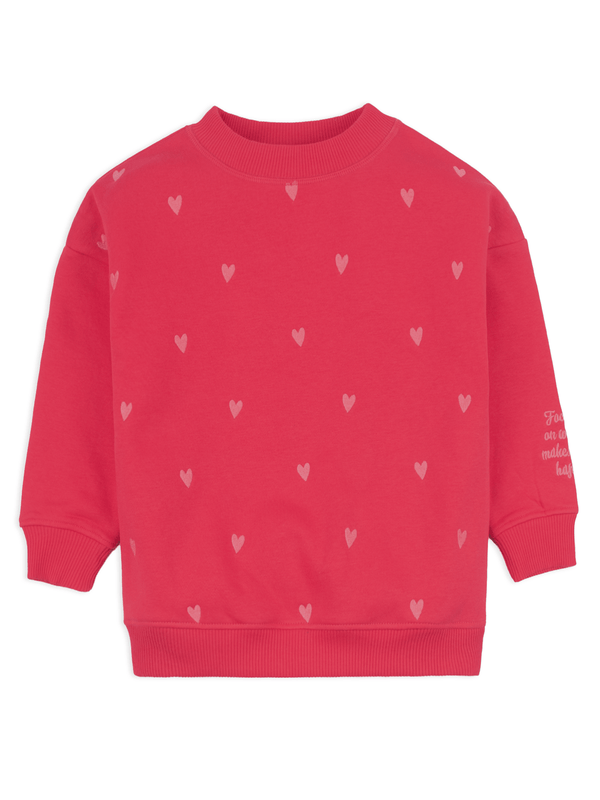 stone harbor GIRL'S HAPPY FLEECE SWEATSHIRT