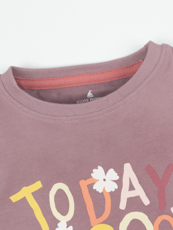 Stone Harbor GIRL'S LILAC GOOD DAY T-SHIRT