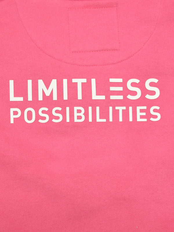 Stone Harbor GIRL'S LIMITLESS PINK FLEECE HOODIE