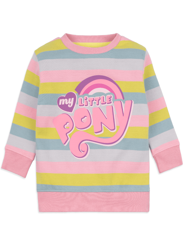 stone harbor GIRL'S LITTLE PONY FLEECE SWEATSHIRT
