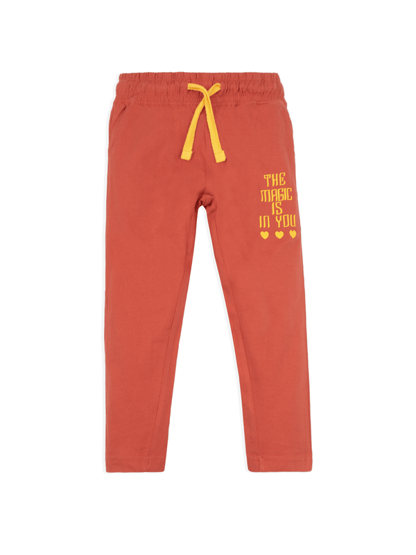 stone harbor GIRL'S RED JOGGER TROUSER