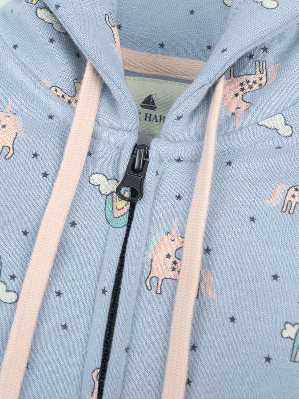 Stone Harbor GIRL'S UNICORNS FLEECE HOODIE