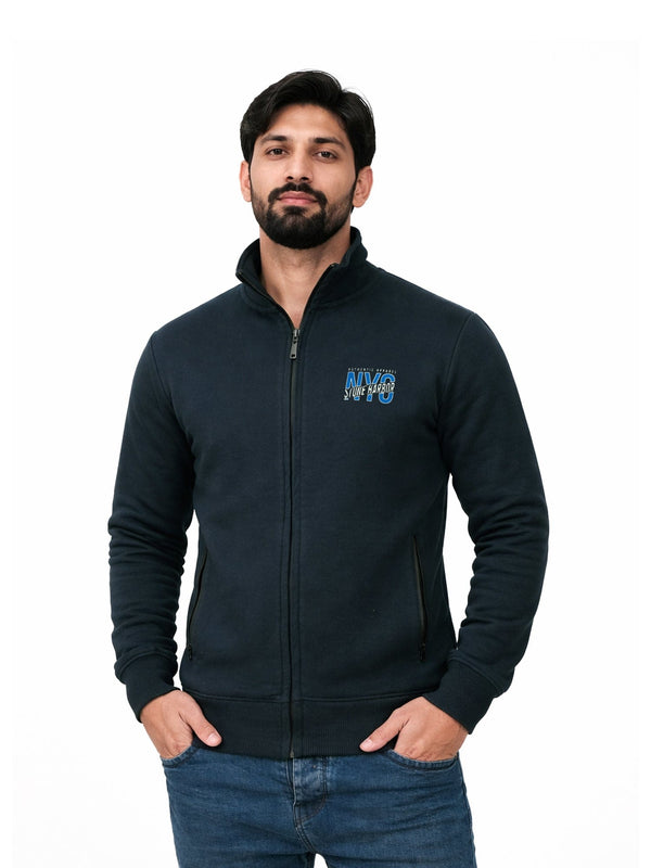 stone harbor MEN'S AUTHENTIC NAVY FLEECE JACKET