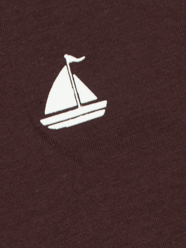 Stone Harbor MEN'S BASIC BURGUNDY T-SHIRT