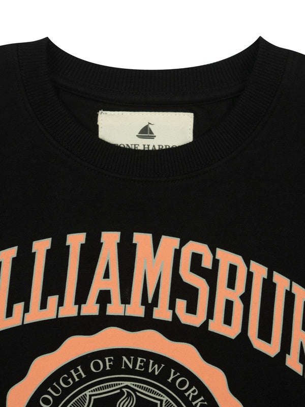 Stone Harbor MEN'S BLACK FLEECE GRAPHIC SWEATSHIRT