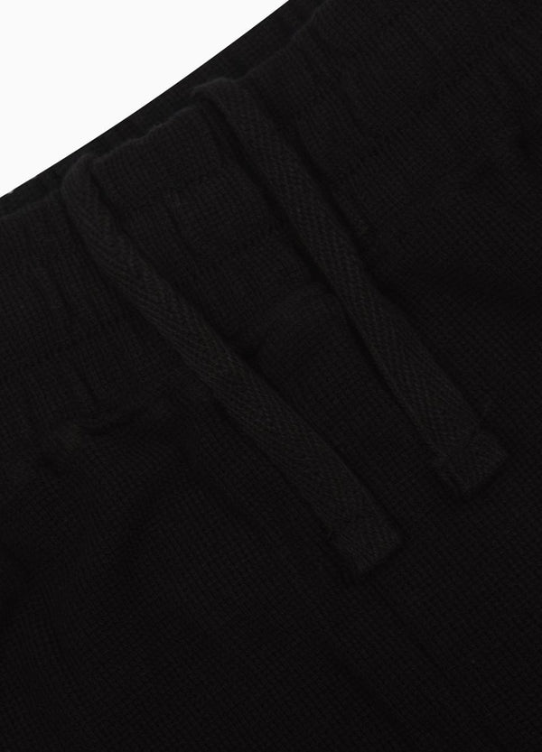 Stone Harbor MEN'S BLACK WAFFLE JOGGER TROUSER