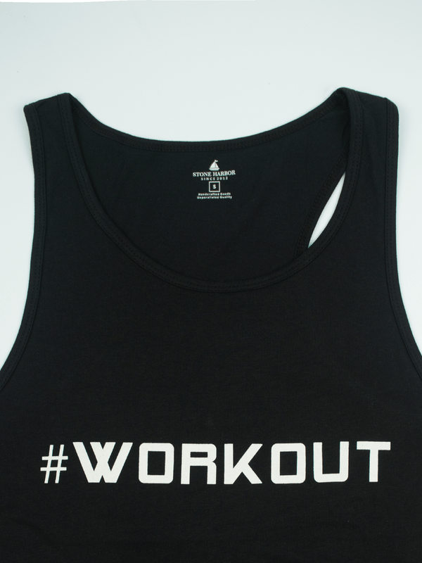Stone Harbor MEN'S BLACK WORKOUT VEST