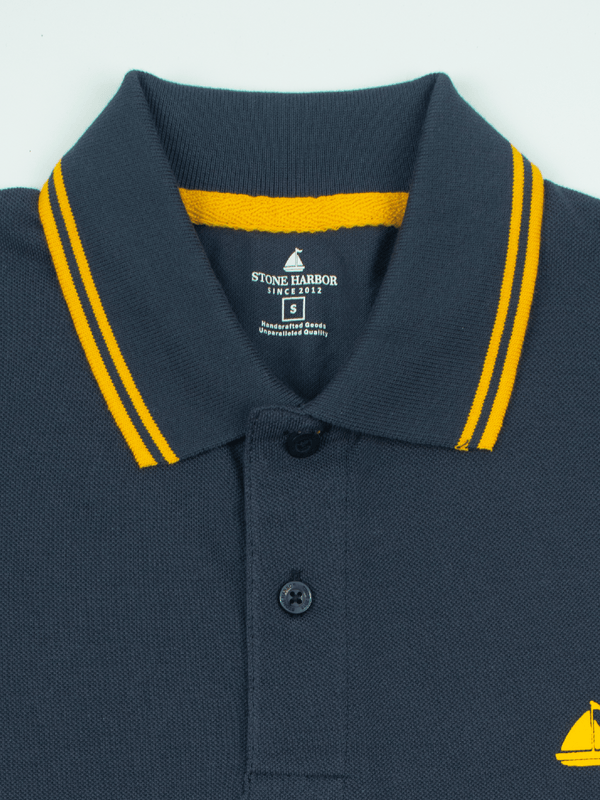 Stone Harbor MEN'S BLUE SIGNATURE POLO