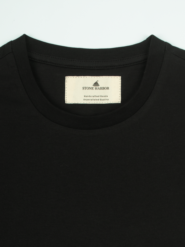 Stone Harbor MEN'S BOLD BLACK T-SHIRT