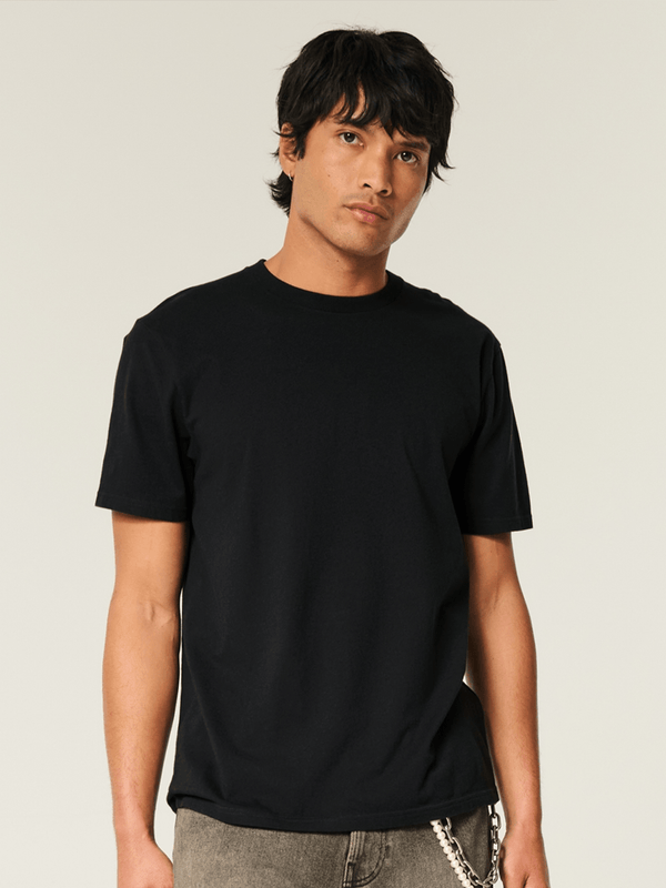 stone harbor MEN'S BOLD BLACK T-SHIRT