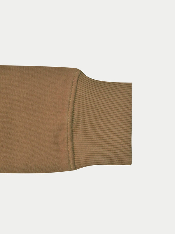 Stone Harbor MEN'S BROWN FLEECE ZIP THROUGH HOODIE