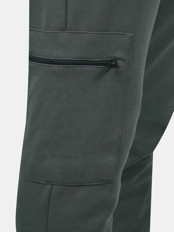 Stone Harbor MEN'S CHARCOAL ZIPPED CARGO JOGGER