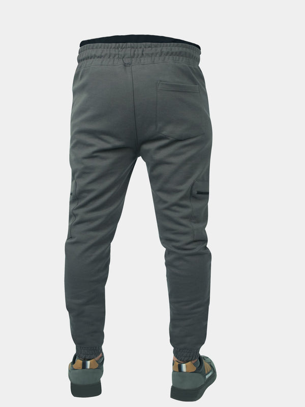 Stone Harbor MEN'S CHARCOAL ZIPPED CARGO JOGGER