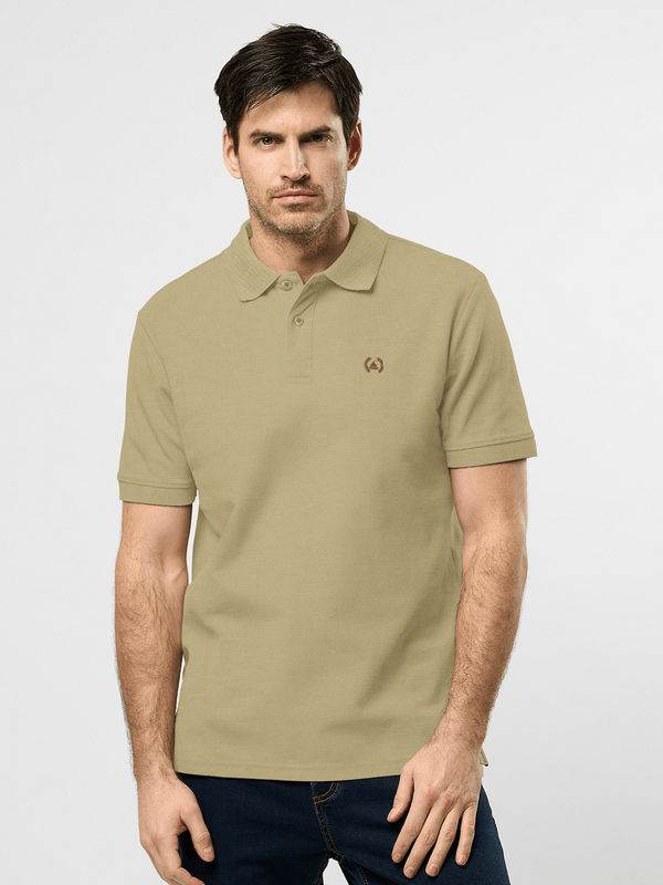 stone harbor MEN'S CLASSIC CAMEL POLO SHIRT