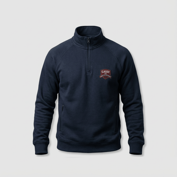 Stone Harbor MEN'S CLASSIC NAVY FLEECE JACKET