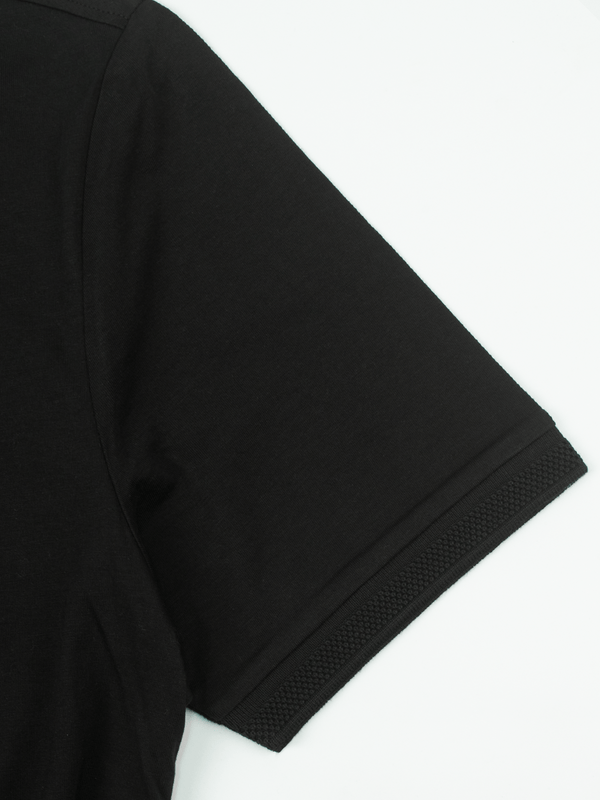 Stone Harbor MEN'S ELITE BLACK POLO SHIRT