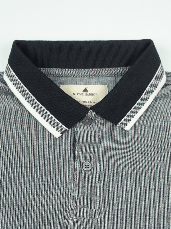 Stone Harbor MEN'S ELITE DUAL TONE POLO SHIRT