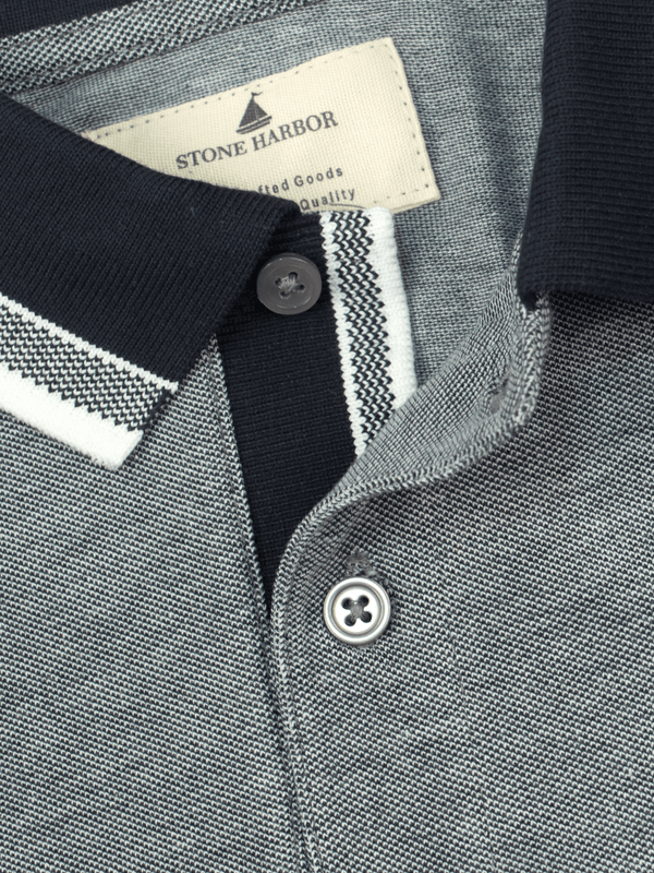 Stone Harbor MEN'S ELITE DUAL TONE POLO SHIRT