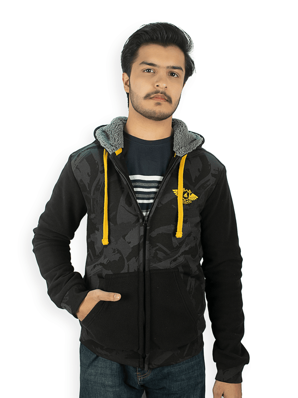 stone harbor MEN'S ELITE HEAVY FUR HOODIE