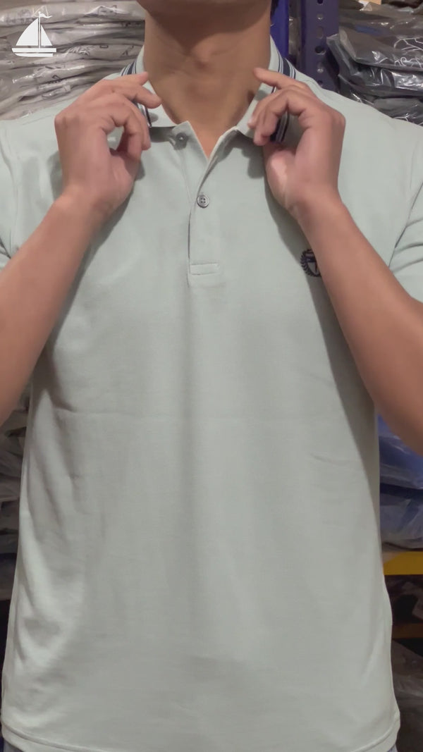 Stone Harbor MEN'S EXCLUSIVE AQUA POLO SHIRT