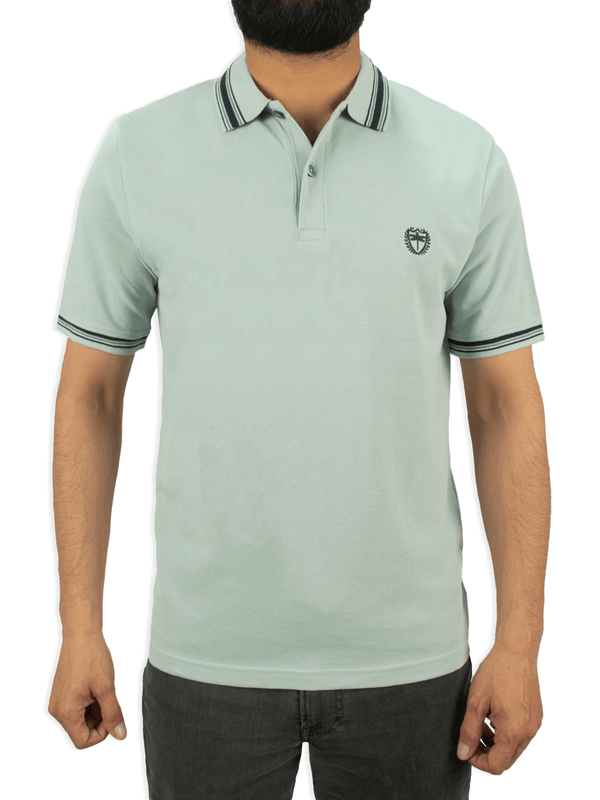 stone harbor MEN'S EXCLUSIVE AQUA POLO SHIRT