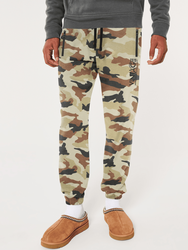 stone harbor MEN'S FLEECE CAMO JOGGER