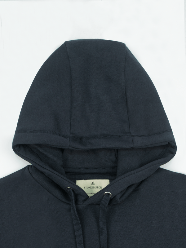 Stone Harbor MEN'S FLEECE NAVY PULLOVER HOODIE