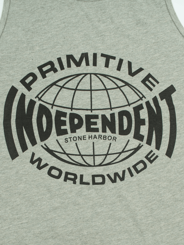 Stone Harbor MEN'S GREY GRAPHIC GYM VEST