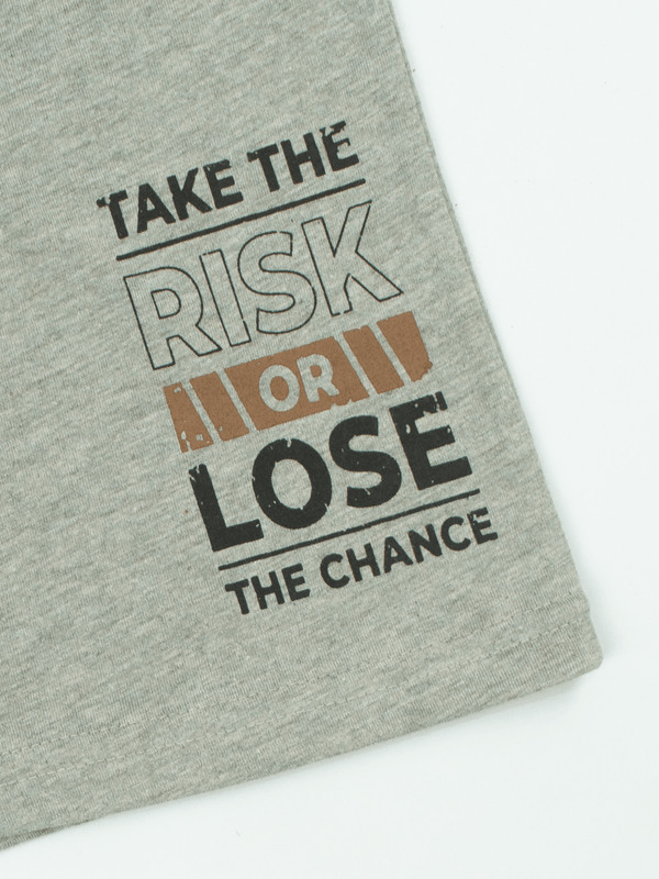 Stone Harbor MEN'S GREY GRAPHIC SHORTS